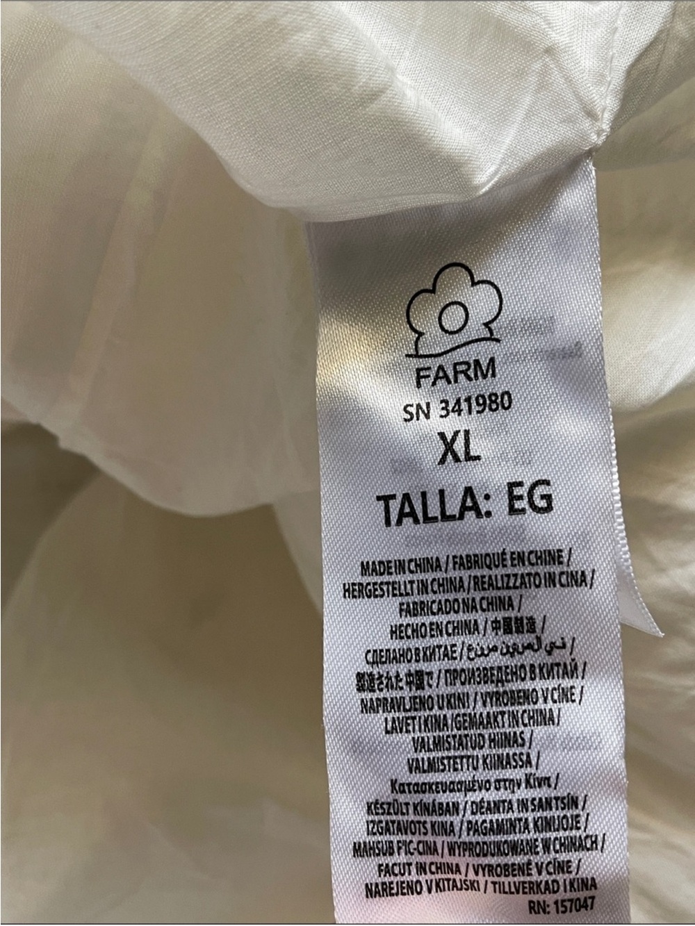 FARM RIO Embroidered Richelieu White Maxi Dress - Picture 11 of 13